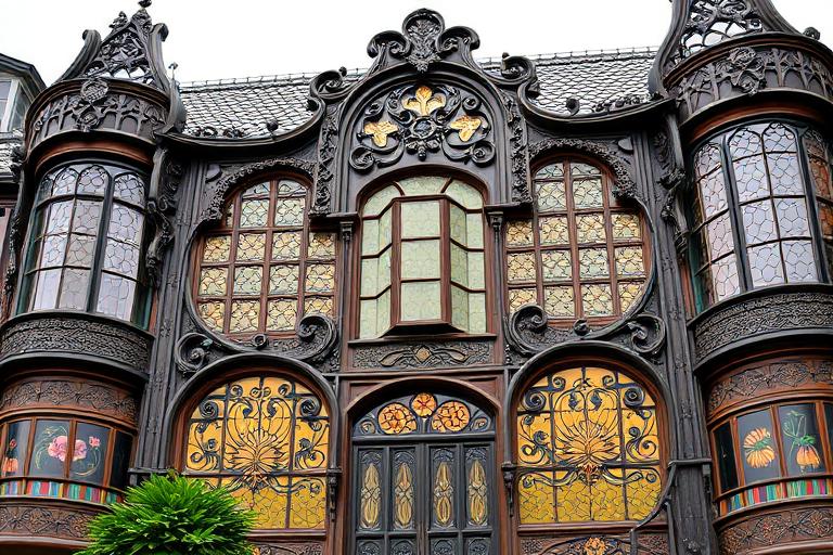 Art Nouveau aesthetic example