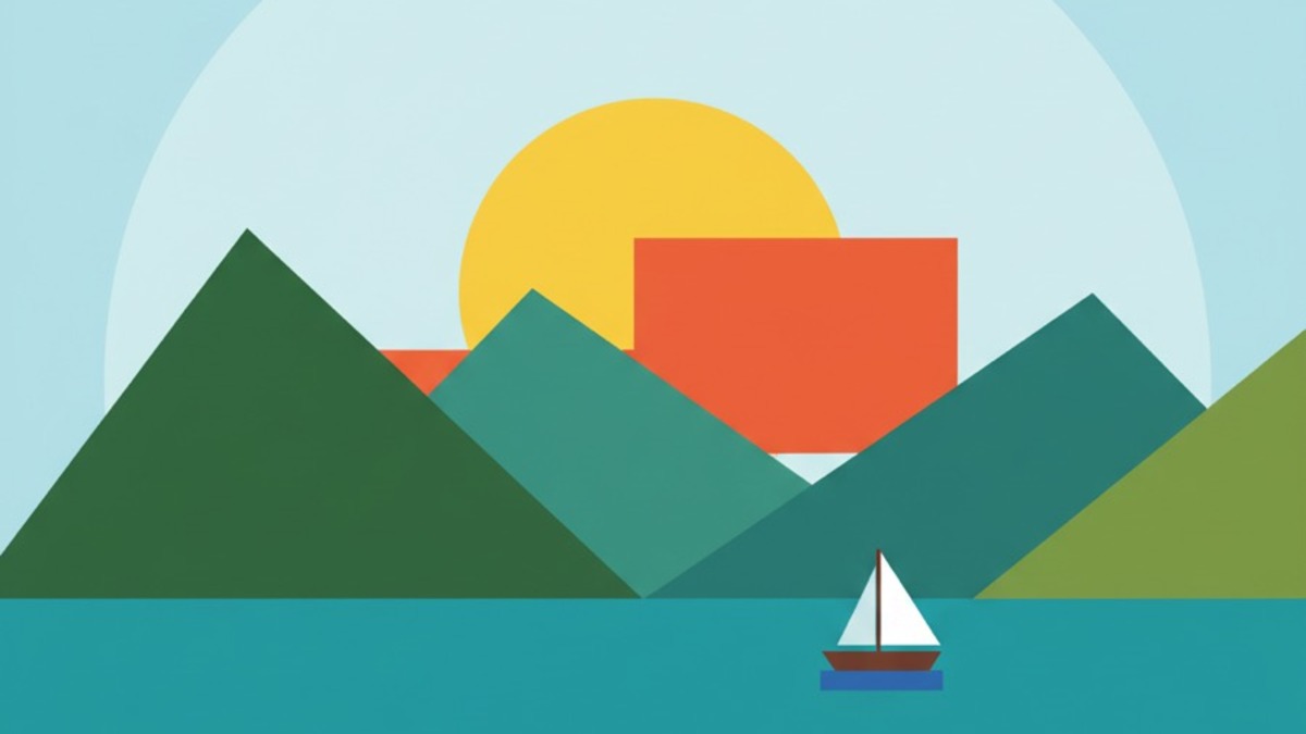 Flat Design aesthetic example