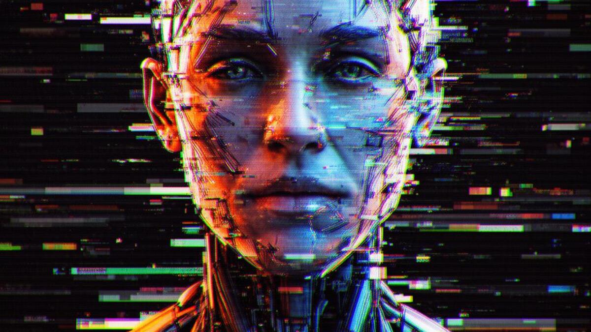 Glitch aesthetic example
