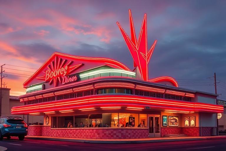 Googie aesthetic example