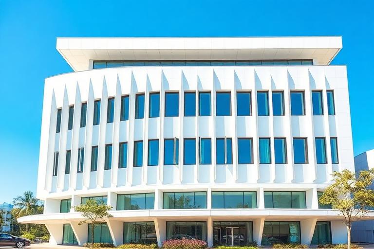 Architectural Modernism aesthetic example