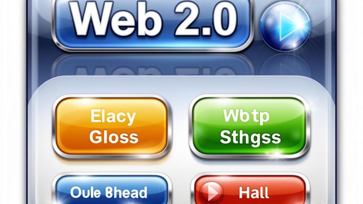 Web 2.0 Gloss aesthetic example